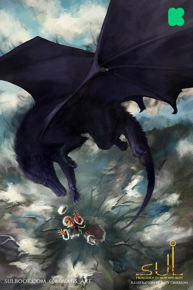 Drop - Illustration from my co-authored novel Sul.